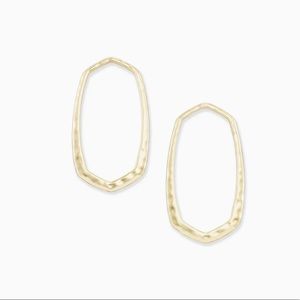 Kendra Scott Zorte Hoop Earrings in Gold